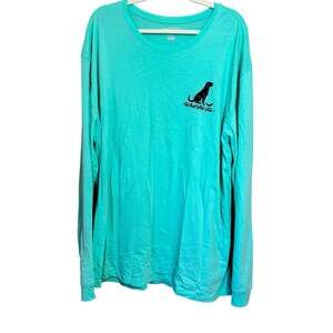 What the Fin Performance Fabric Men’s T-Shirt Long Sleeve 3XL Labrador Retriever
